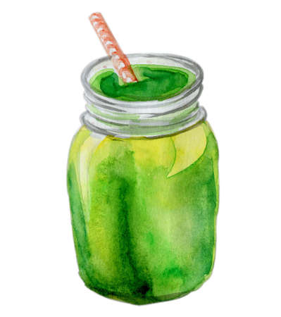 Smoothies of kiwi and limeの写真素材