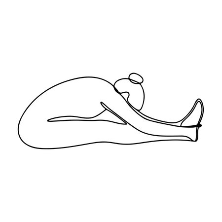 Vector illustration of woman silhouette. Collection of woman silhouette stock vector illustration.のイラスト素材