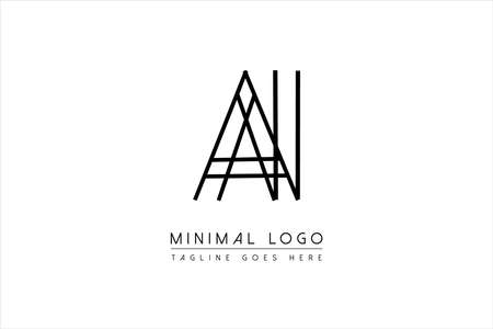 AI OR IA Letter Logo Design. Creative Modern A L Letters icon vector Illustrationのイラスト素材