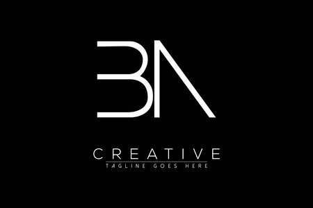 Letter bn, nb, n, b, Abstract initial monogram letter alphabet logo designのイラスト素材