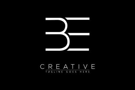 Letter be, eb, e, b, Abstract initial monogram letter alphabet logo designのイラスト素材