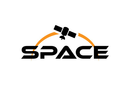 Spaceship Design Vector. Space Station Concept.のイラスト素材