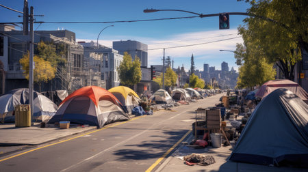 Vancouver downtown street view,の素材