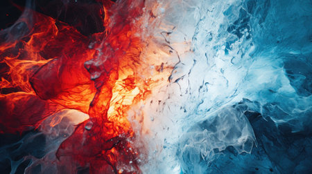 Abstract background of colored smoke. 3d rendering, 3d illustration.の素材
