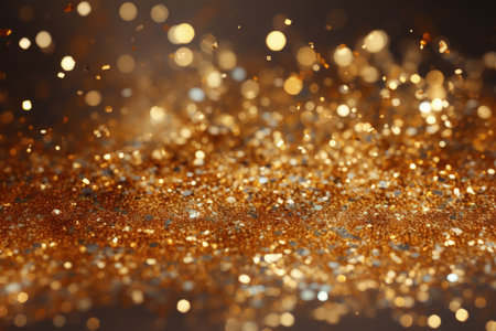 Gold shine glitter background, Generative Aiの素材