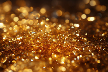 Gold shine glitter background, Generative Aiの素材