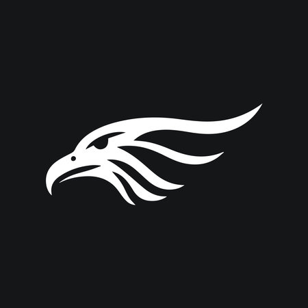 Eagle head logo template vector icon illustration design for business and corporateのイラスト素材