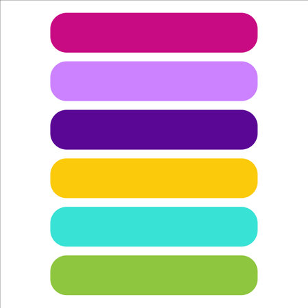 Set of colored buttons for web and mobile applications. Vector illustration.のイラスト素材