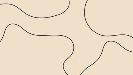 Wavy, waving, billowy, undulating lines. Wavy, billowy, squiggly, squiggle parallel stripes. Abstract wavy, billowy, squiggle lines. Vector illustrationのイラスト素材