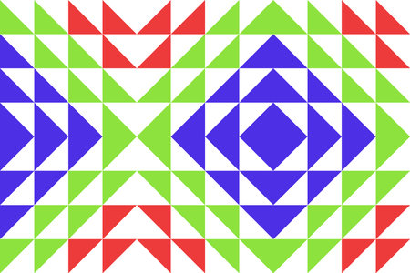 Seamless geometric pattern with triangles. Colorful vector background.