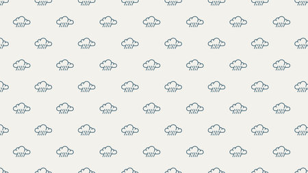 Seamless pattern with clouds. Vector illustration. Can be used for wallpaper, pattern fills, web page background,surface texturesのイラスト素材