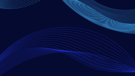 Blue abstract wavy background. Vector illustration. Can be used for advertisingeting, presentation.