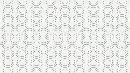 Seamless pattern with stylized fish scale. Textile background.のイラスト素材