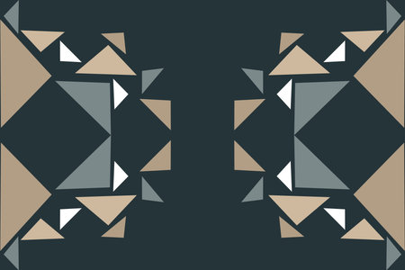 Seamless geometric pattern with triangles. Abstract background. Vector illustration.