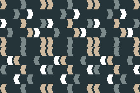 Seamless geometric pattern. Modern stylish texture. Repeating geometric tiles.のイラスト素材