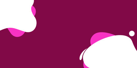 pink and white spots on a purple background with a place for text