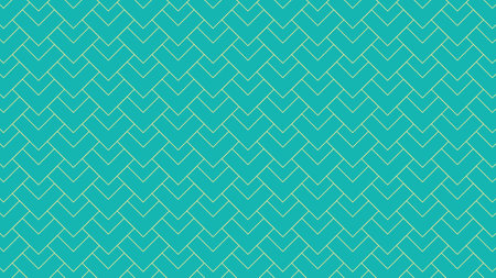 Seamless pattern with rhombuses in turquoise color