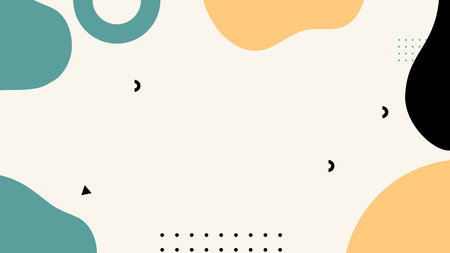 Abstract background with geometric shapes and dots. Vector illustration for your design