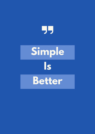 Smile is better. Quote on blue background. Vector illustration.の写真素材