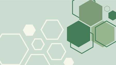 Abstract geometric background with hexagons. Vector illustration for your design.のイラスト素材