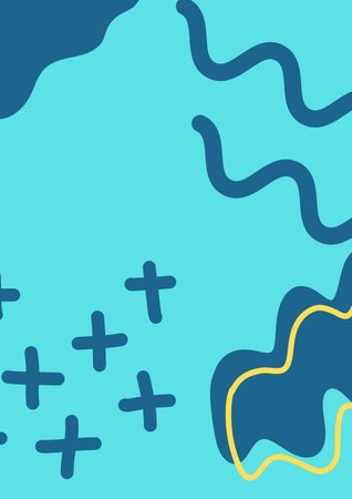 abstract background in blue and yellow colors, vector illustration design.