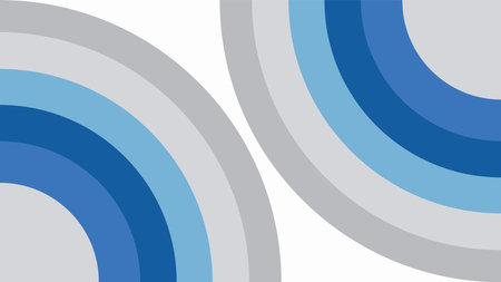Abstract background with circles in blue colors. Vector illustration for your designのイラスト素材