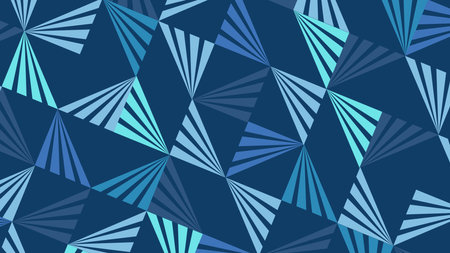 Seamless background pattern. Abstract geometric pattern in blue colors.