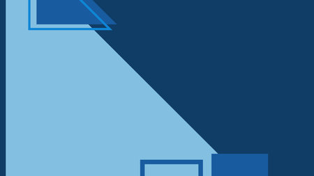 blue geometric background with copy space for text or image, vector illustration