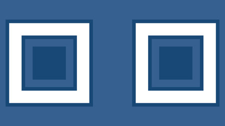 abstract background with geometric shapes in blue and white colors, vector illustrationのイラスト素材