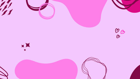 Abstract background with pink, purple and violet elements. Vector illustration.