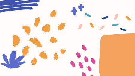Abstract hand drawn doodle background. Vector illustration for your design