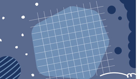 Abstract background with geometric shapes in blue and white colors. Vector illustration.のイラスト素材