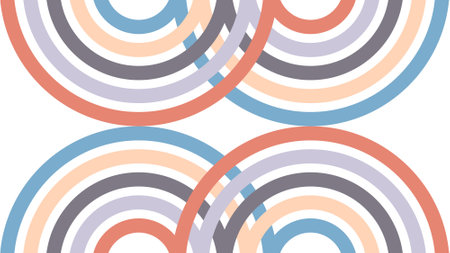 Abstract background with circles. Vector illustration. Can be used for wallpaper, web page background, web banners.のイラスト素材
