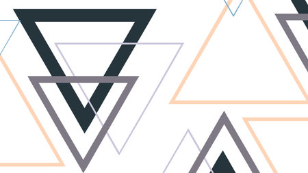 Abstract geometric background with triangles and lines. Vector illustration for your design