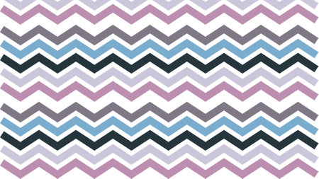 Seamless zigzag pattern in pastel colors. Vector illustration