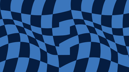 Checkered background with checkered pattern in blue and black colors