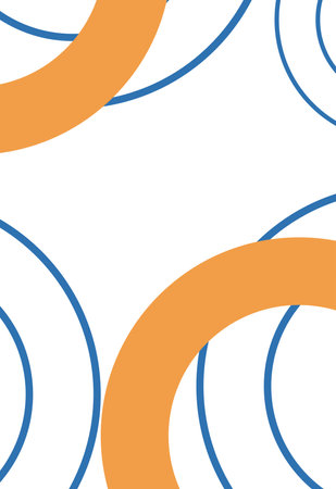 Abstract background with circles. Vector illustration. Design element for poster, card, banner, flyer.のイラスト素材