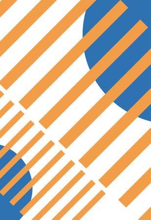 Abstract geometric background with stripes and circles. Vector illustration. Eps 10のイラスト素材