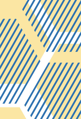 Seamless geometric pattern with diagonal stripes in blue and white colors