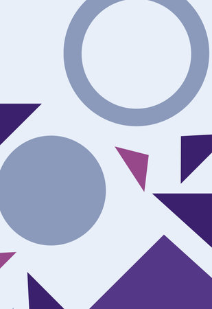 Abstract geometric background with circles and triangles. Vector illustration for your designのイラスト素材