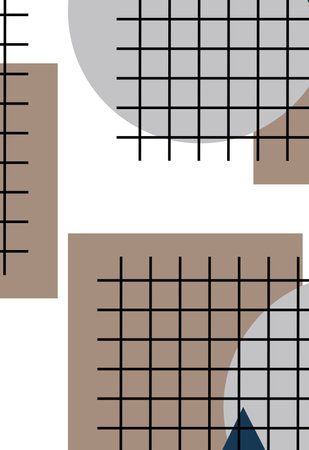 Abstract background with geometric elements. Vector Illustration. Eps10.