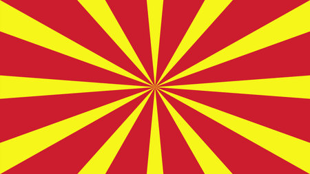 Illustration of the flag of the Republic of Macedonia with a burst effectのイラスト素材