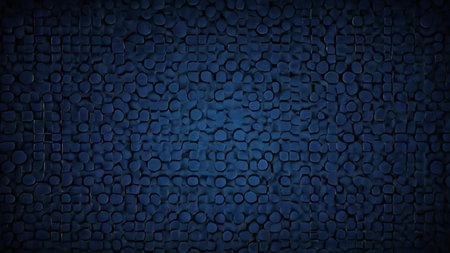Dark Blue Gradient Abstract Wallpaper for Presentation Backgrounds Generative AIの素材