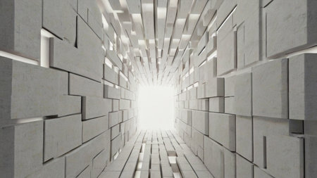 A predominantly negative space abstract background design, where a vast majority of the composition is a clean and minimalist expanseの素材