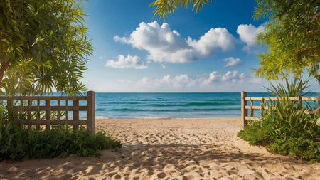 Copy space of summer vacation and business travel concept.の素材