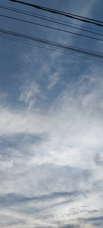 blue sky background with clouds.Sky clouds.Sky with clouds and sun.
