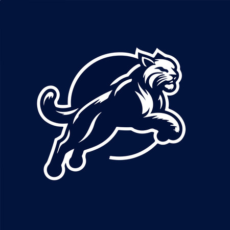 Lion mascot logo design vector template with modern illustration concept style for badge, emblem and t-shirt printing.のイラスト素材