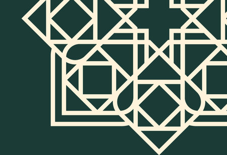 Vector seamless pattern in arabian style. Geometric element for designのイラスト素材