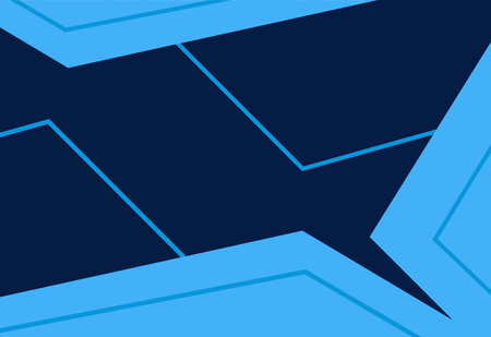 abstract blue background with geometric shapes, vector illustrationのイラスト素材