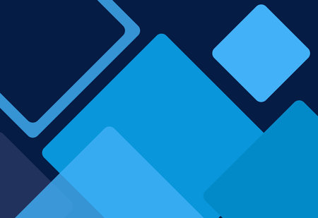 Abstract blue background with hexagons. Vector illustration for your design.のイラスト素材